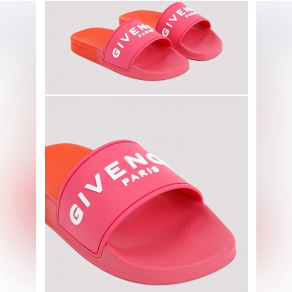 ‼️SOLD‼️New Season 3D Givenchy Logo Debossed Slides size 36 - Picture 3 of 6